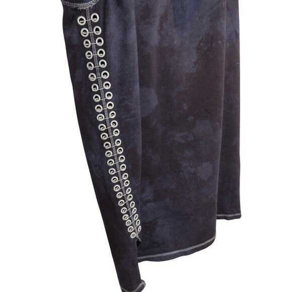 3.1 Phillip Lim Acid Wash Eyelet Racerback Tank Medium Gray Tie Dye Casual Med - Picture 7 of 7